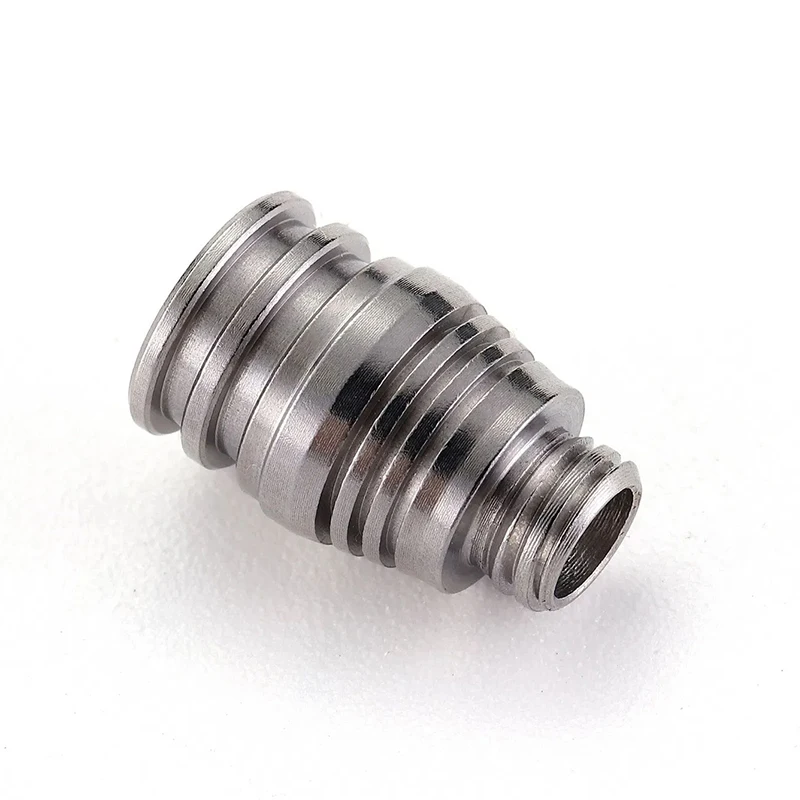 

Custom Precision CNC Turned Stainless Steel Step Threaded Connector Customized Cnc Prototype Metal Parts Cnc Machining