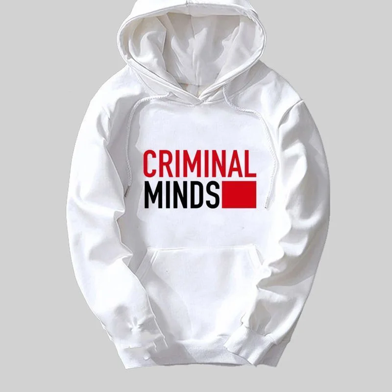 Boys Man Male Hoodie Sweatshirt Criminal Minds Autumn Winter Fleece Hoodies Couple Clothes Hoodies  Men Clothing Sweatshirt