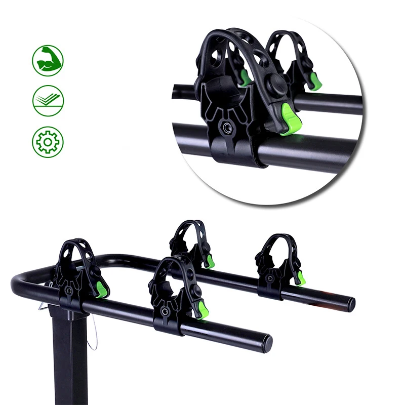 2 Bike Rack Bicycle Carrier Racks Hitch Mount Double Foldable Rack for Cars Trucks SUV's and minivans with a 2