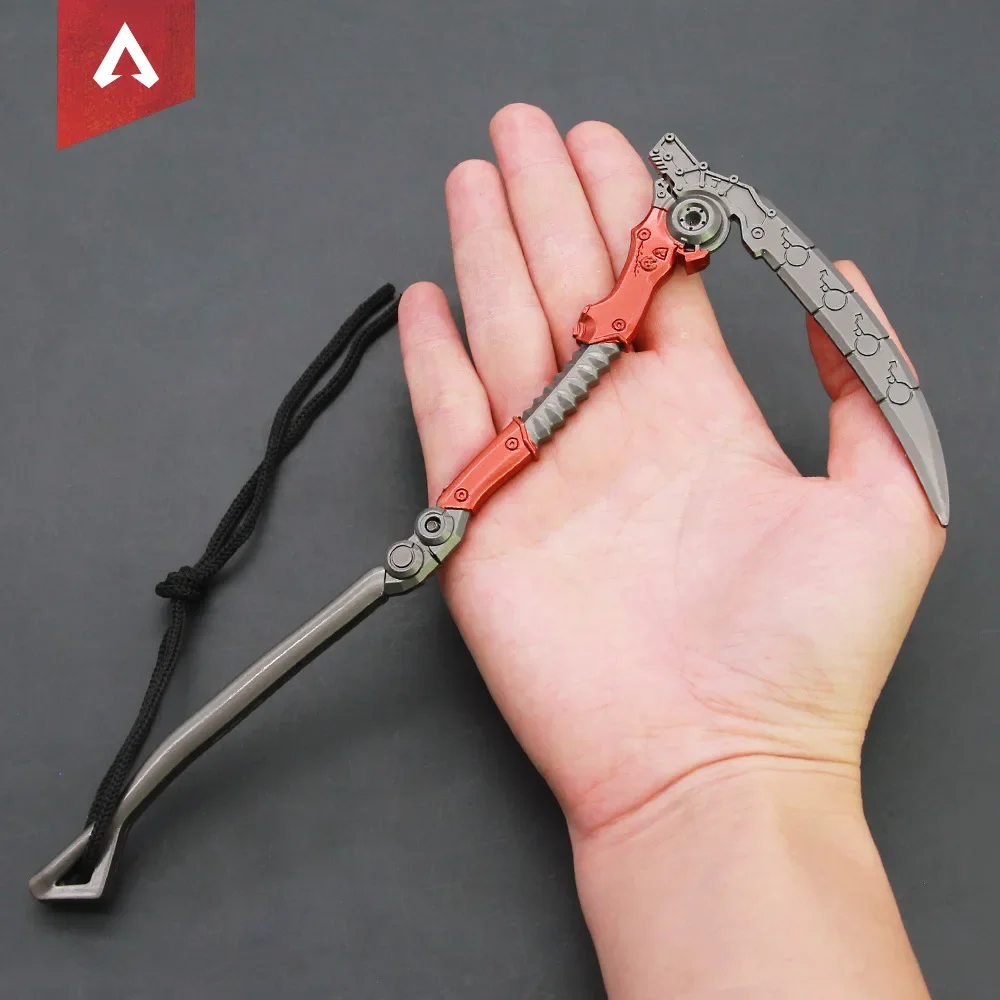 Apex Legends Revenant Heirloom 22cm Toten Mann der Kurve Spiel Sichel Schwerter Japanische Katana Keychain Metall Waffe Geschenk Kinder spielzeug