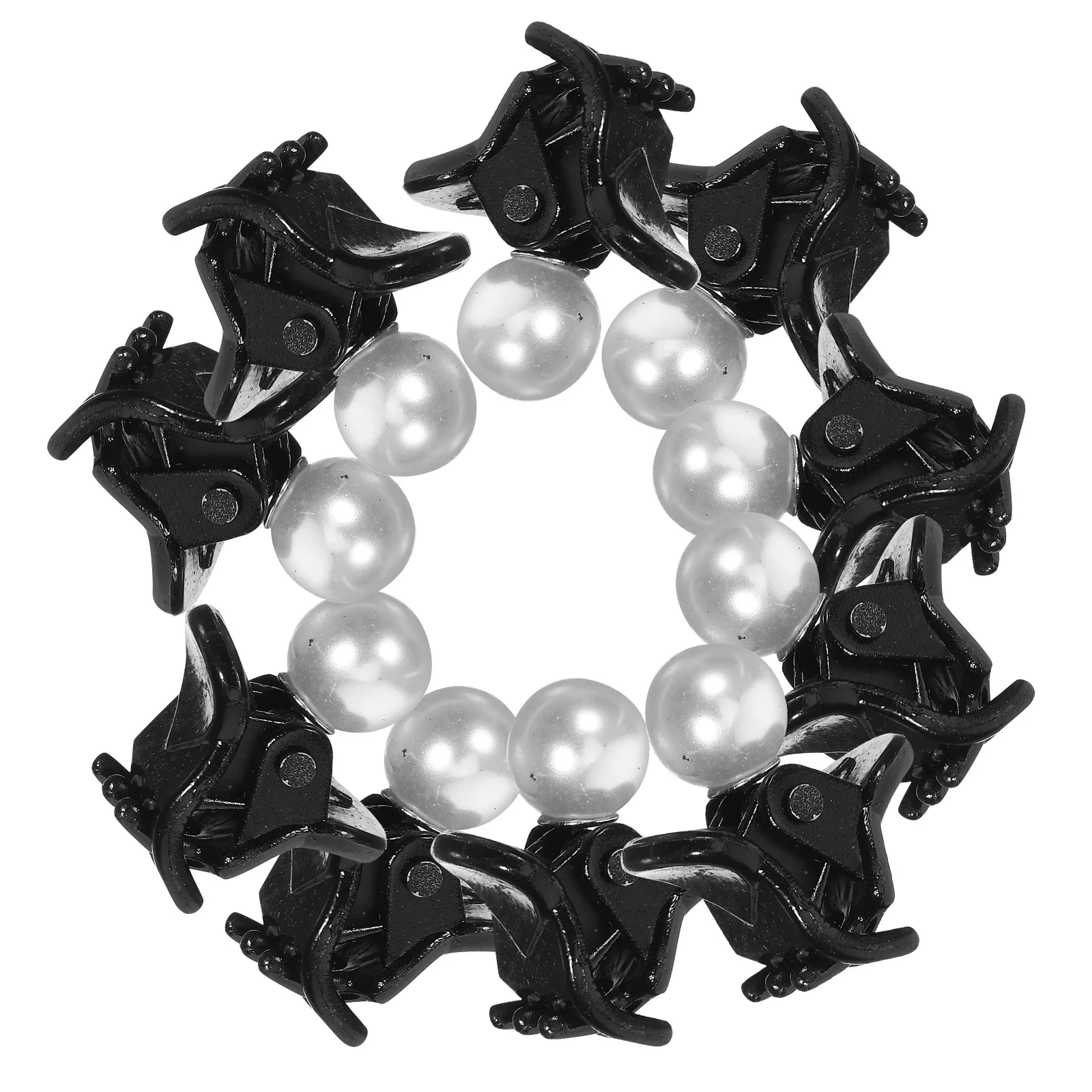 

10 Pcs Pearl Hair Clip Elegant Accessories Cute Claw Delicate Accessory Clips for Wedding Bangs Teens Bridesmaid's