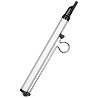 Sliding Flute Whistle Silver Aluminum Kids Musical Instrument Small Toy ABS Material Easy Learning Slide Whistle for Adults