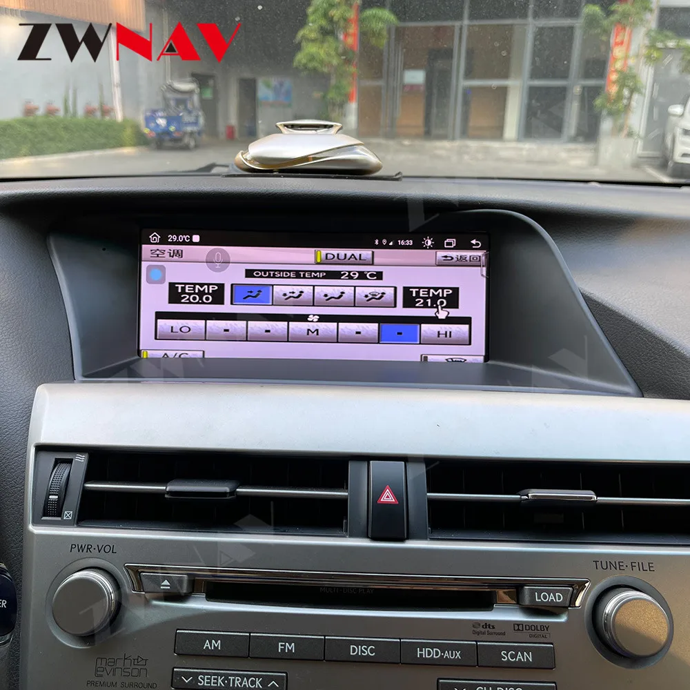 Android 11 Car Radio For Lexus RX RX200T RX270 RX300 RX350 RX450h RX400h RX350L 2009-2014 Car DVD Player Auto GPS Navigation