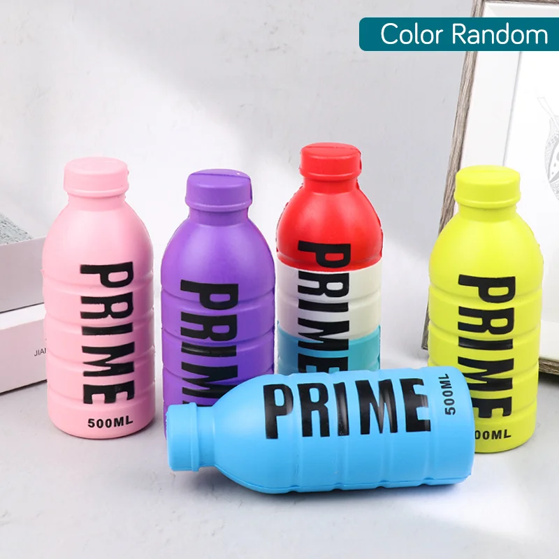 1PCS Anti-stress Vent Prime Drinkfles Trage Rebound PU Schuimende Pinch Gelukkig Boze Relief Squeeze Decompressie speelgoed