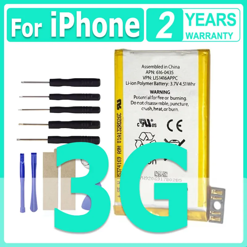 

Совершенно новый аккумулятор для iPhone 3G 3GS Big Power Bateria