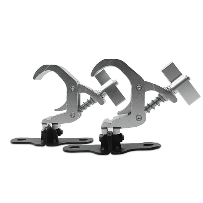 

ABSF 1Pair Aluminum Stage Light Hook Beam Moving Head Light Truss Clip Safety Load 150KG For DJ Disco Stage Equipment