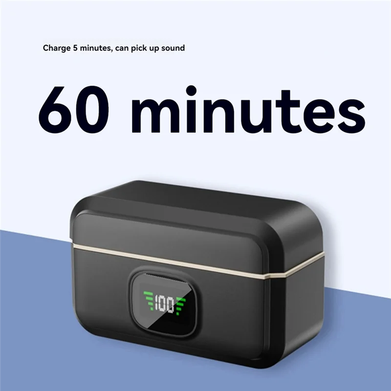 Wireless Lavalier Microphone Button-Type Outdoor Live Broadcasting Equipment Noise Reduction Wireless Microphone-ABFT