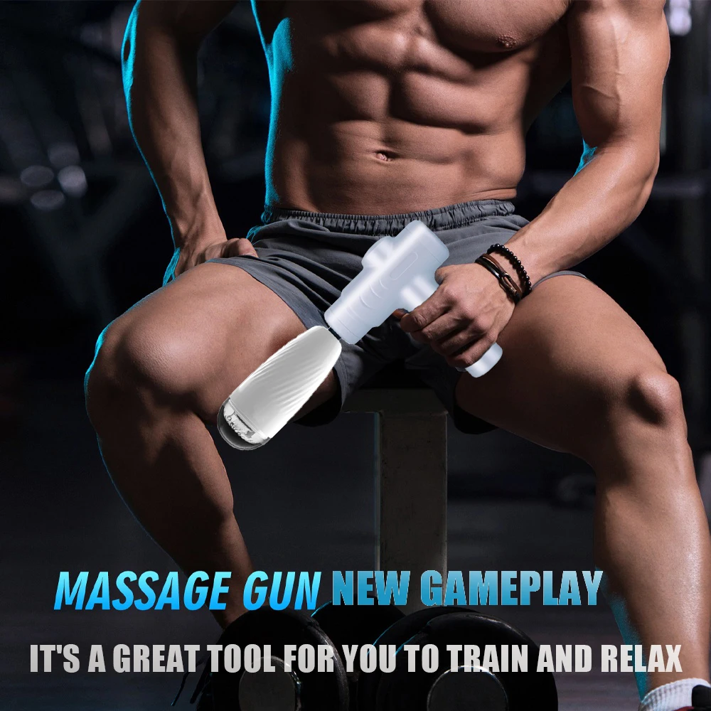 Fascia gun electric frequency conversion impact massage gun male specific training relaxation deep massage body neck hands legs