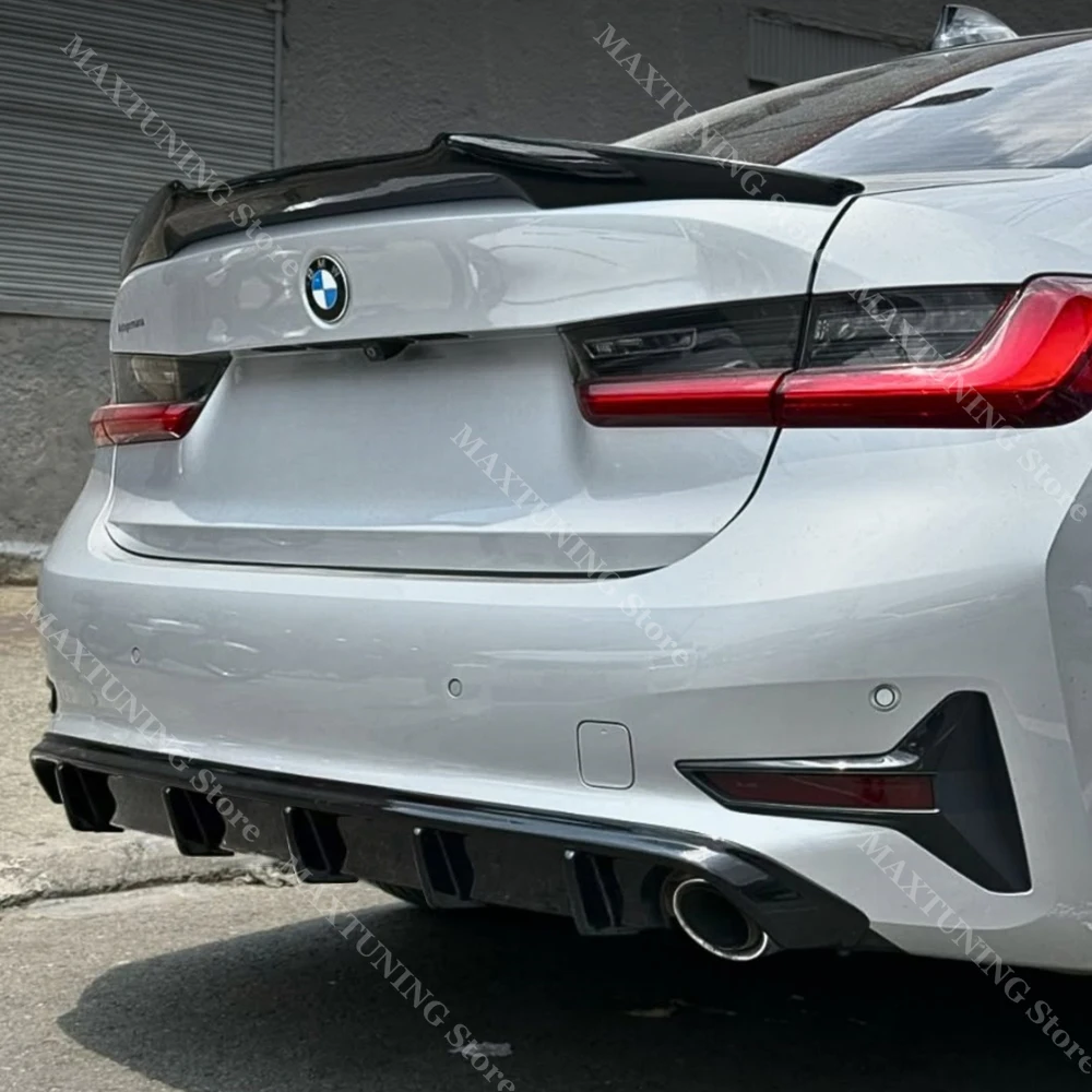 

Задний сплиттер-диффузор Max Style для BMW 3 серии G20 G21 320i 330i 320d 318d 318i 330e 2019-2022 Pre-LCI