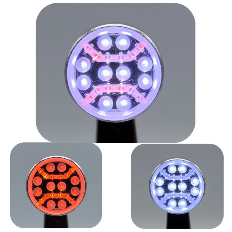 3 Color Headlight Lamp LED Light Spotlight for Tamiya 1/14 RC Truck Scania Volvo Benz MAN King Tractor Trailer Degree LESU Parts