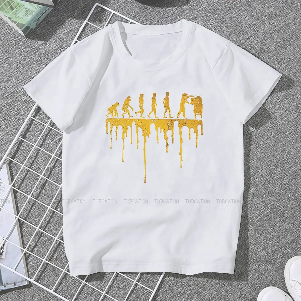 Evolution  4XL TShirt Beekeeping Bee Keeper Printing Casual T Shirt Girl Short Sleeve Special Gift Idea