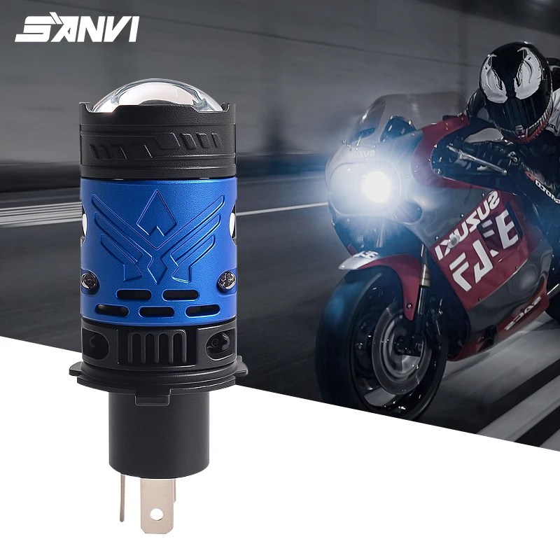 

Беспроводная мини-H4 Bi светодиодная линзовая фара проектора 40000LM 6500K 130 Вт лампа дальнего и ближнего света для автомобиля, мотоцикла, фара RHD LHD