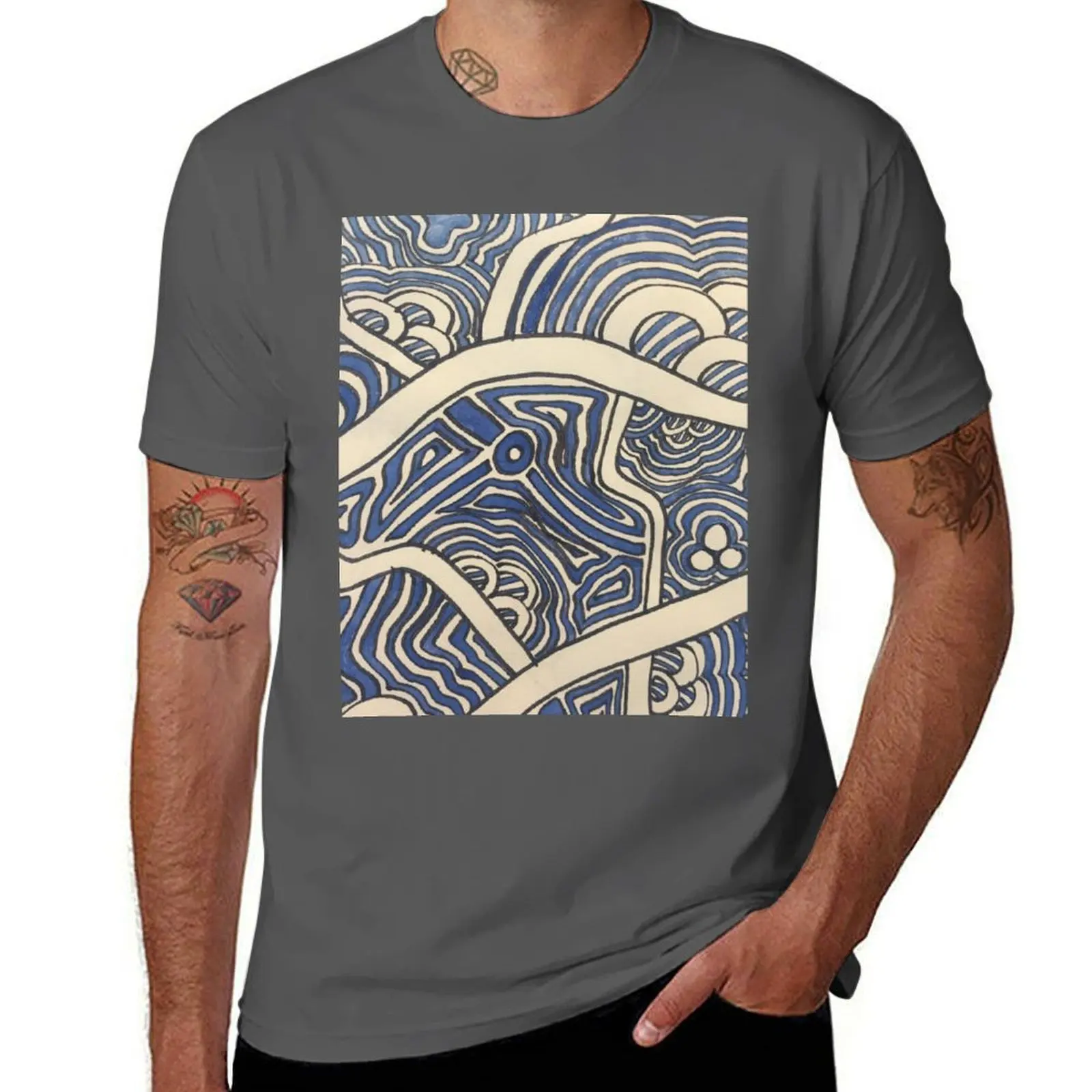 

Fishing Waters T-Shirt t shirts for man pack white cotton t shirt man T-Shirt