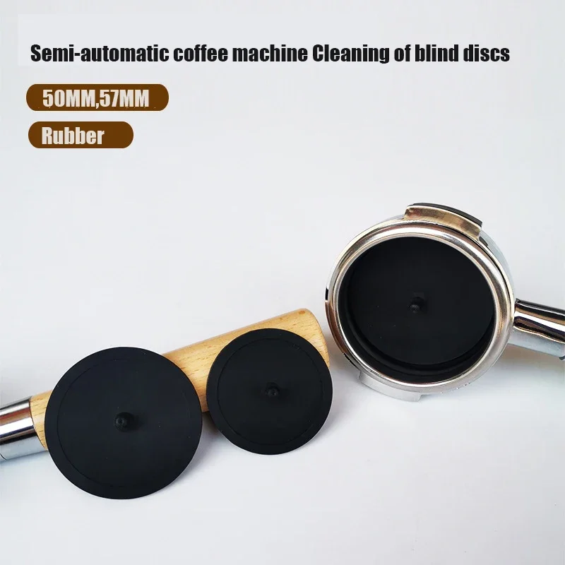 

2Pcs Espresso Machine Blind Rubber Backflush Disk Cleaning Rubber Disc Insert 50MM 57MM Coffeeware Accessories And Parts