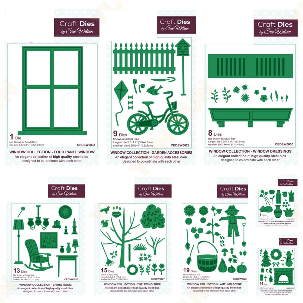 

2026 New Garden Accessories Craft Dies Creative Cuts Steel Dies Stamps Die DIY Scrapbooking Card Gift Make Swing Tree Craft Dies