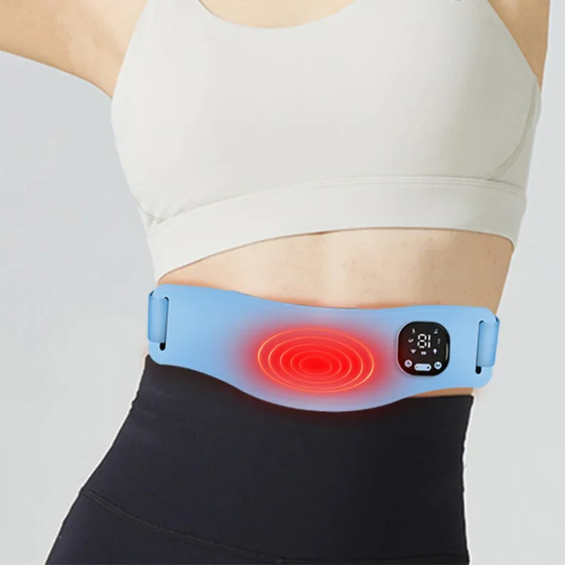 عالية الجودة تدليك الخصر الحرارة المحمولة قصر دافئ حزام مريح المرأة الخصر سخان فترة الألم مدلك