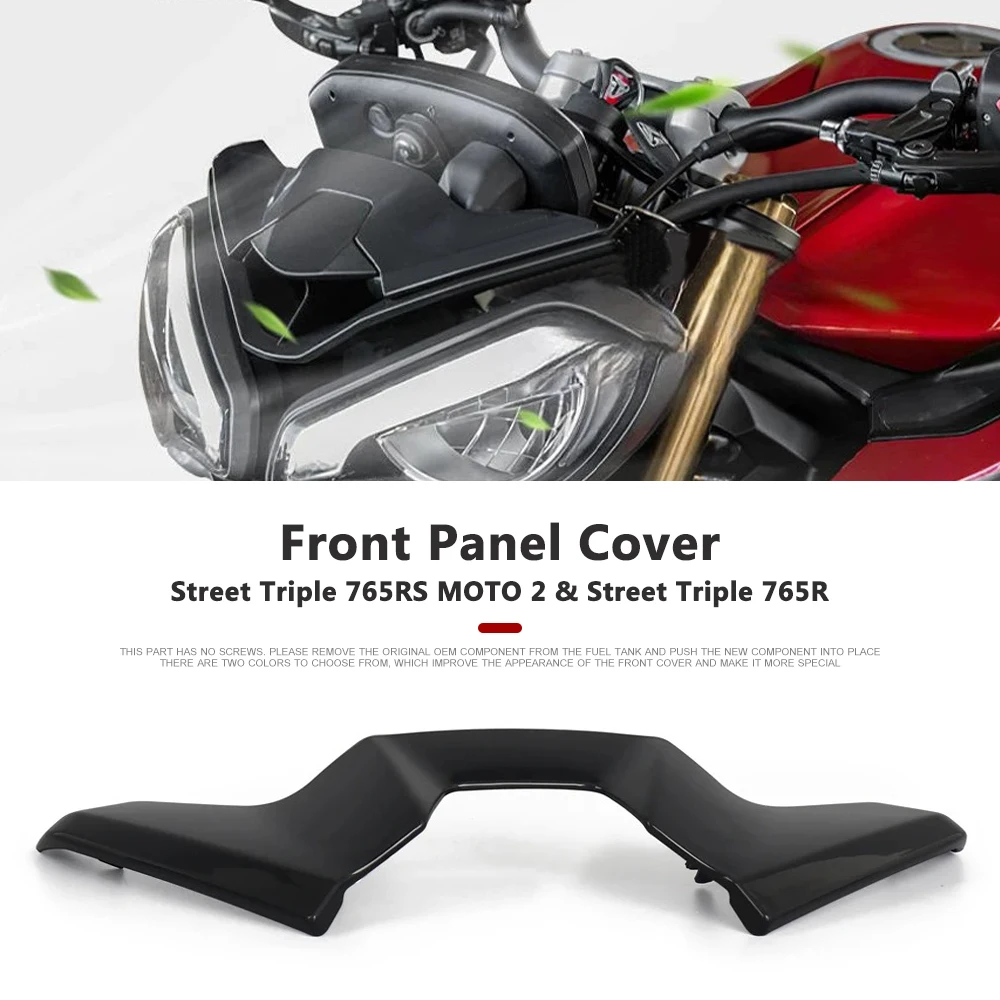 

New 2025 Mini Front Windscreen Fairings Panel Cover Mini Screen For Street Triple 765R 765 R Street Triple 765RS MOTO 2 765 RS