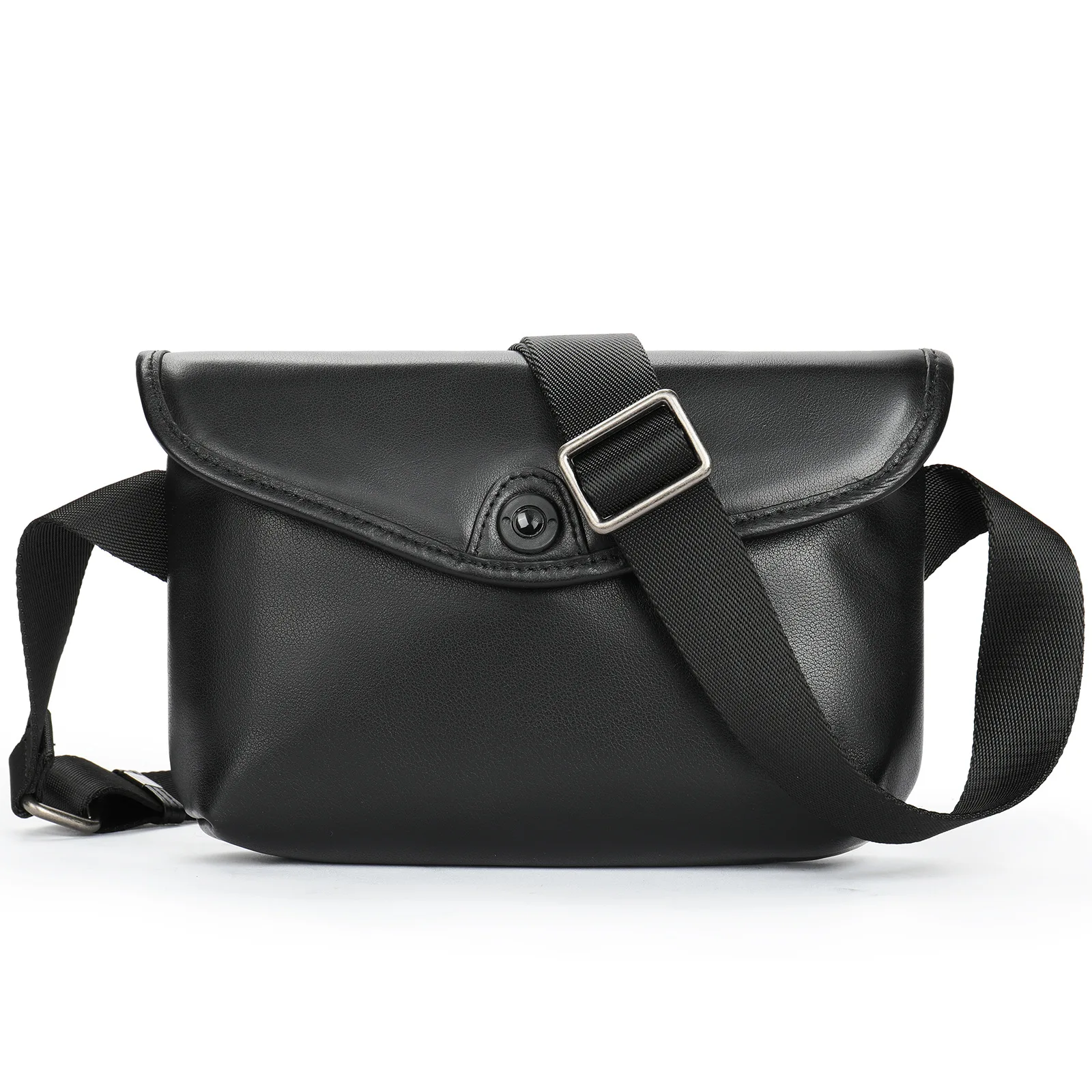 

Messenger Shoulder Bag Man Genuine Cowhide Leather Soft Crossbody Bag Male Mini Ipad Sling Sack Clutches Boys QX3108