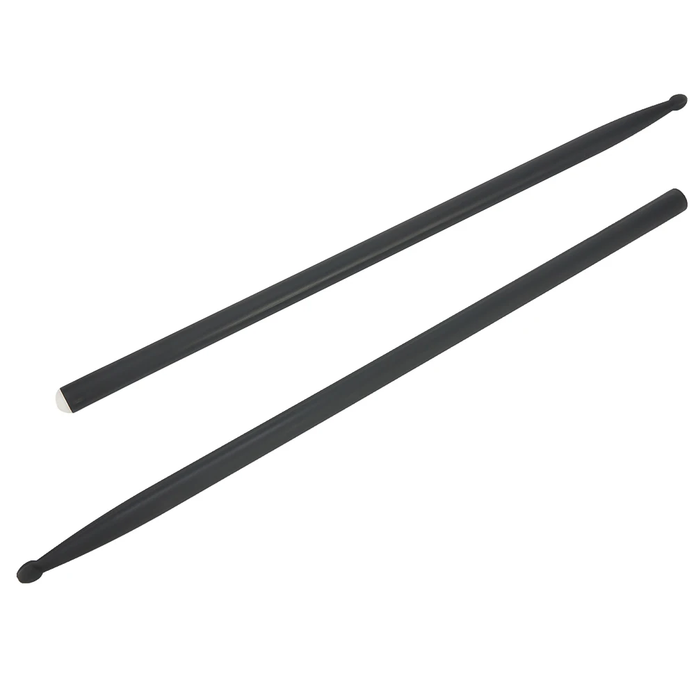 Mallets Drumsticks For Drum Kit For Drummer Band Beat The Drums Flexible Length 16 One Pair 120g 5A Black Carbon