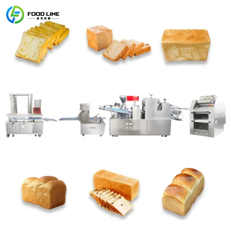 Customized Commercial Automatic Bread Production Line Industrial Bread Making Machine for Toast Filled Bread Baking