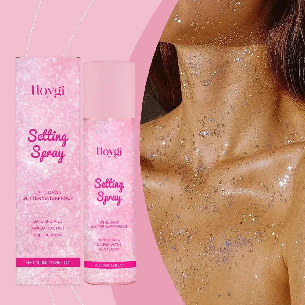 

Hoygi Flash Setting Spray — контроль жирности и водонепроницаемый, стойкий к поту фиксатор для макияжа | База для лица и тела