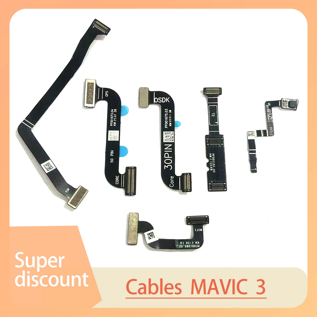 

Original Mavic 3t Thermal Imaging GPS Cable, ESC Cable, TOF Cable, Front and Rear Visual Lines Are Suitable for DJI Mavic3