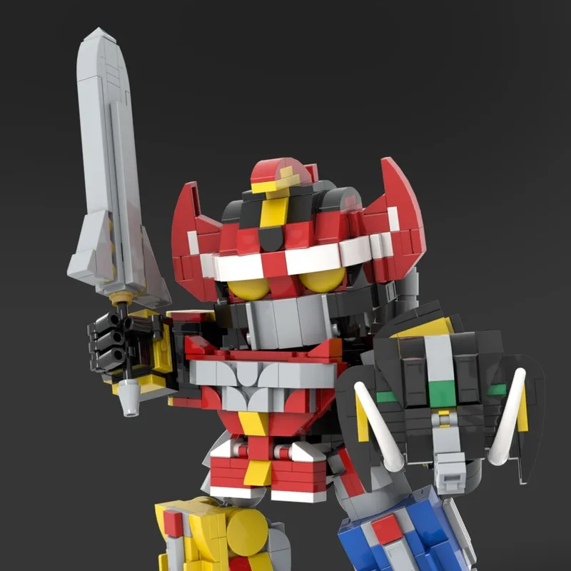 

760 шт. MOC Poweres Rangerss Megazordesss, модель строительных блоков для детей, подарок на день рождения, набор для сборки