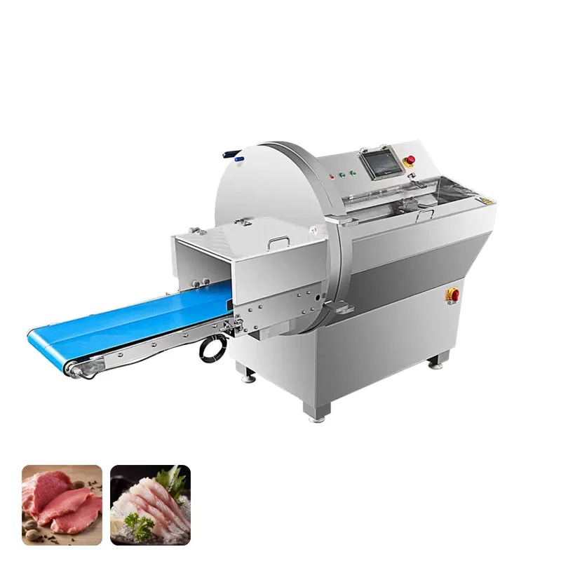 High Productivity Industrial Electric Meat Slicer Fresh Meat Slice Bbq Slicer Doner Meat Electric Kebab Slicer Machine