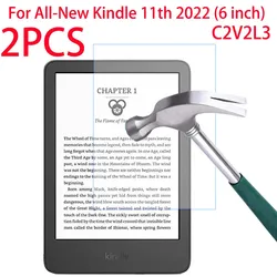 2 Packs Tempered Glass Screen Protector For Kindle 11th Generation 2022 6 inch C2V2L3 Protective E-book Film For Kindle 11th