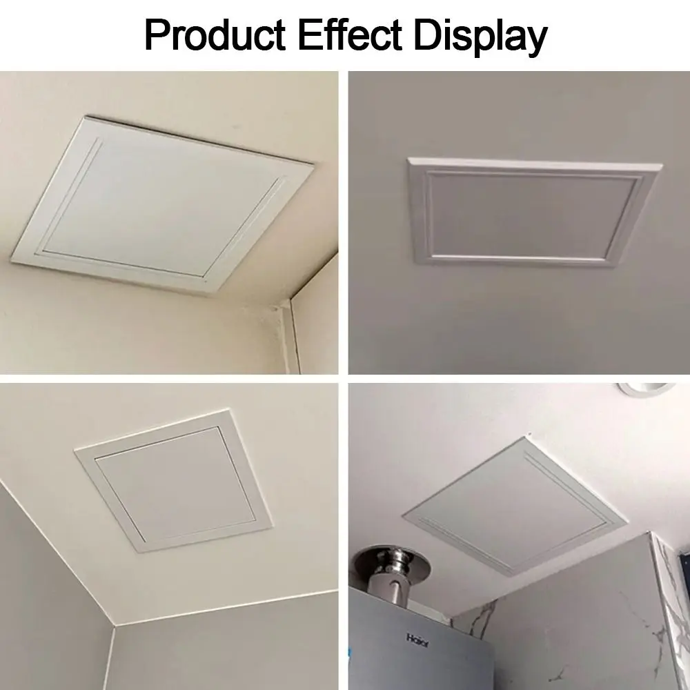 Universal White Access Panel Door Plastic Removable Opening Flap Cover Plate Wall Access Doors Doors Wall Ceiling