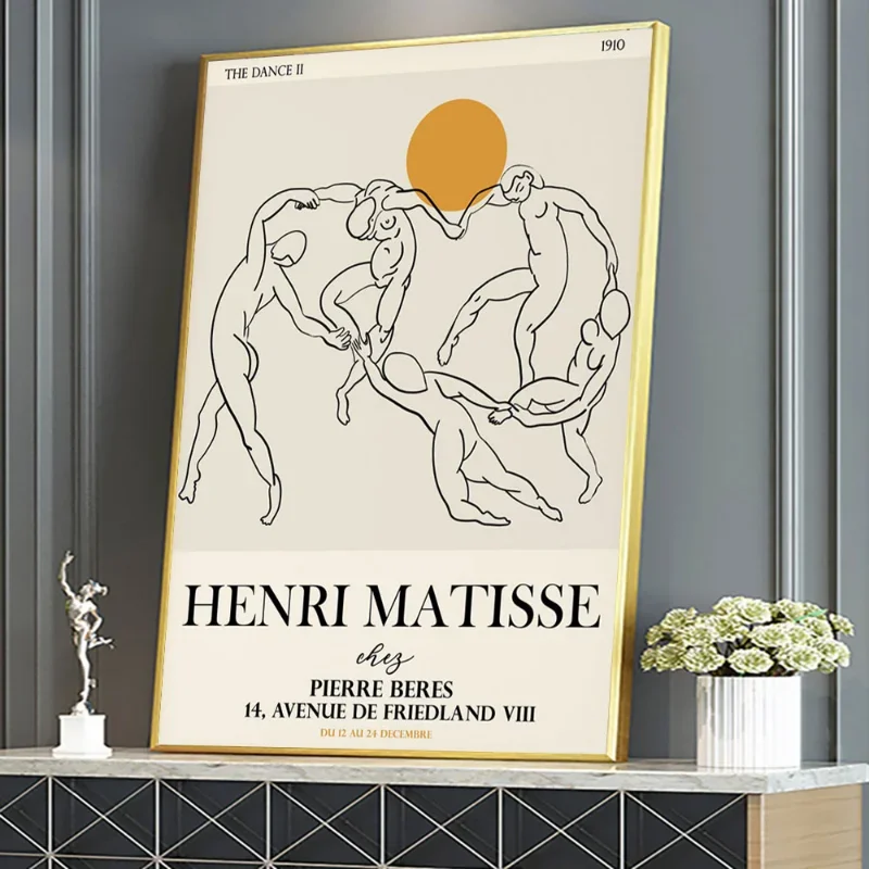 Henri Matisse Picasso Retro Poster Abstract Women Line Art Print Boho Body Canvas Painting Wall Picture Living Room Home Decor