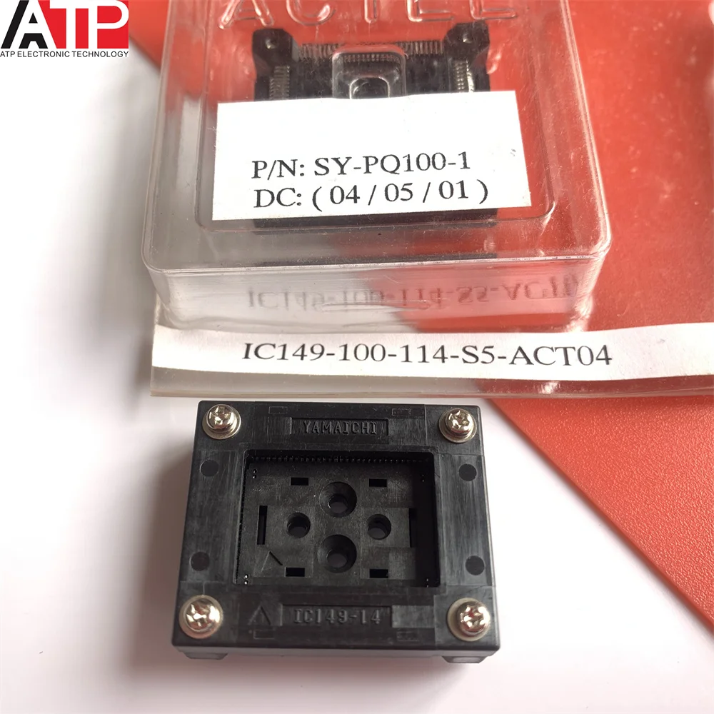 

1PCS original imported spot IC149-100 burner seat IC test stand TQFP100 QFP100 connector genuine welcome to consult and order.