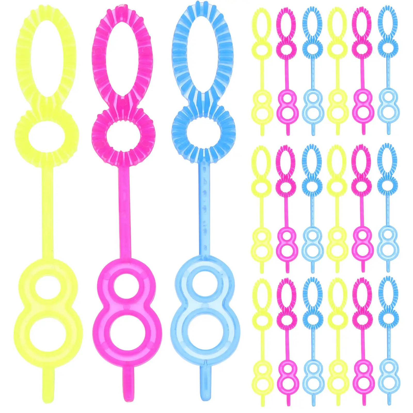 100 Pcs Blower Bubble Tool Child Wand Sticks Bulk Kids Bath Toys Maker for Children