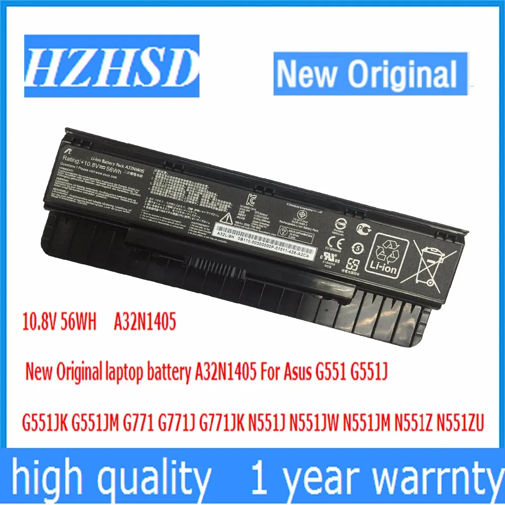 

10.8V 56WH New Original A32N1405 laptop battery A32N1405 For Asus G551 G551J G551JK G551JM G771 G771J G771JK N551J N551JW