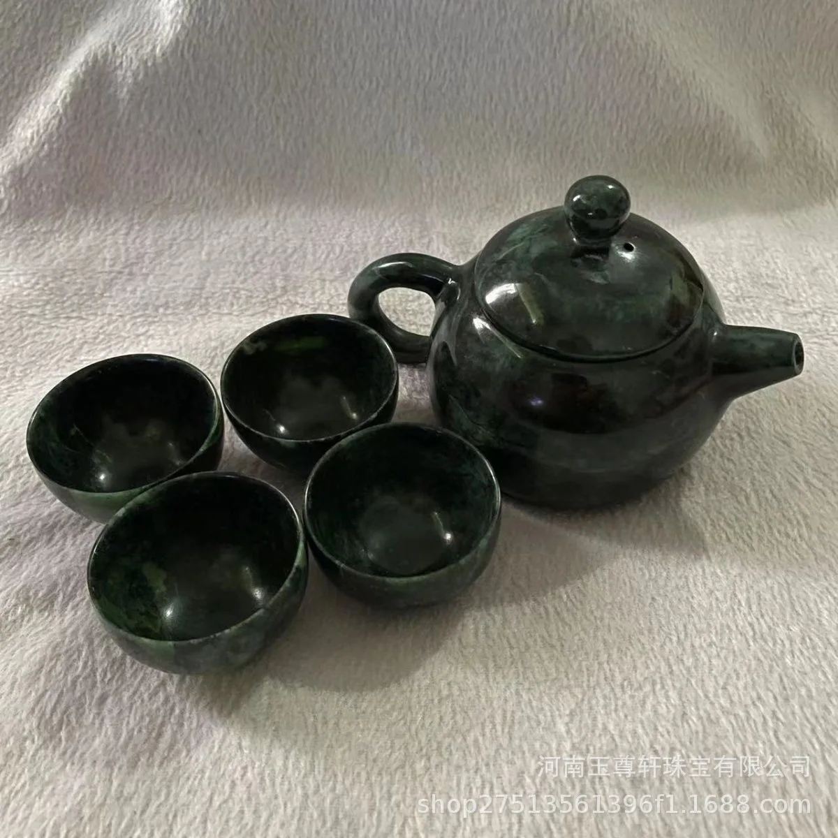 Tibetan jade herbal king stone cup, water cup, teacup jade, various tea sets, teapots, wine cups, jade, gifts, wholesale