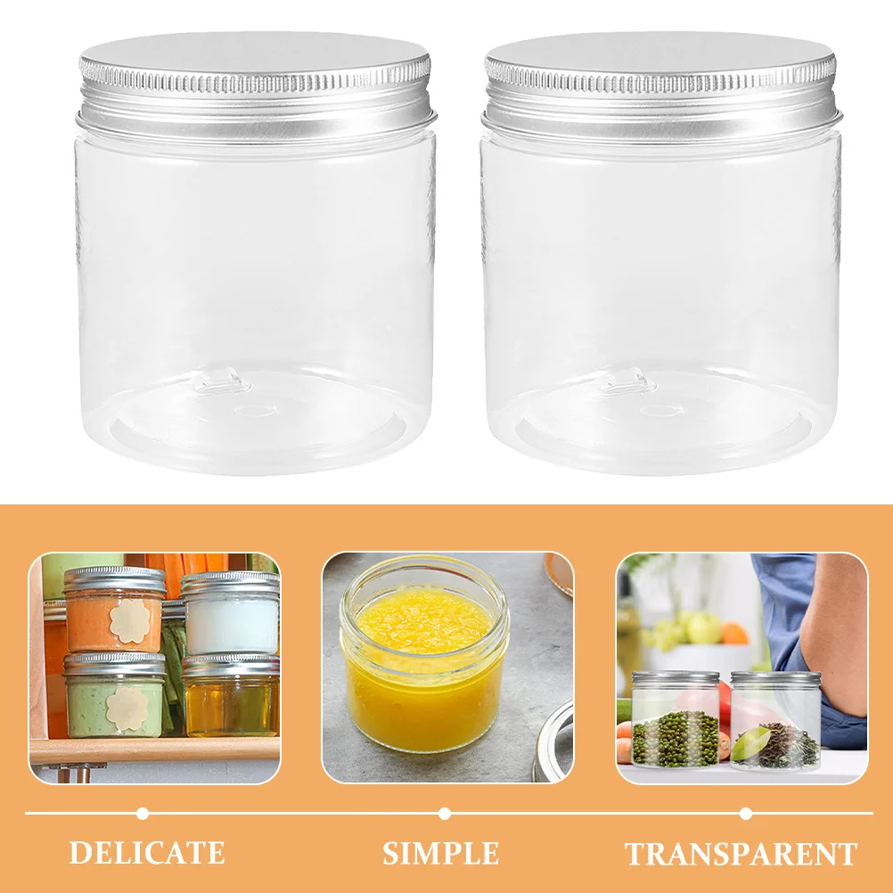 6 stuks lege crème reisformaat kleine plastic containers met deksels herbruikbare opslagpotten voor huidverzorging cosmetica parfum helder