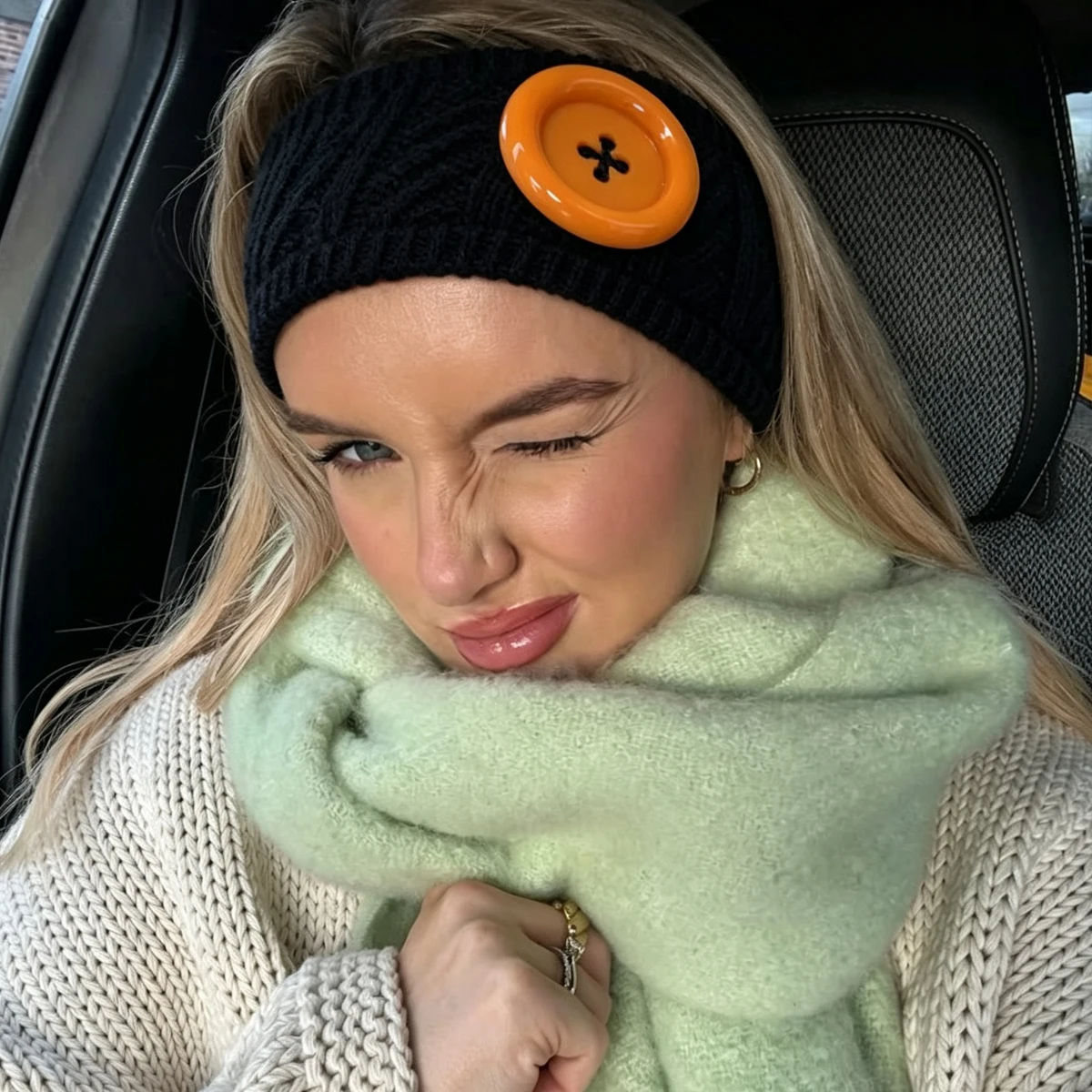 Winter Fleece Knitted Trendy H - огляд і ціна Winter Headband Fleece
