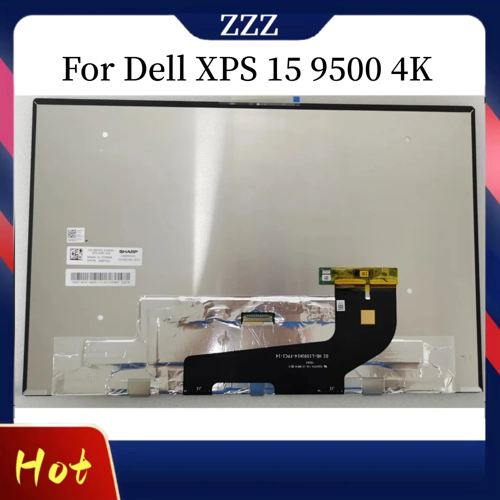 

15.6 Inch LCD Screen 4K (3840x2400), LQ156R1JX01 With-Touch Screen Matrix LCD Screen For Dell XPS 15 9500 16:10