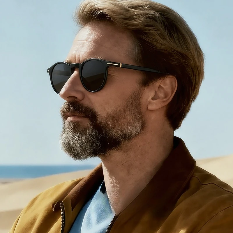 

Новые мужские и женские солнцезащитные очки из ацетата, поляризационные солнцезащитные очки в стиле ретро TAC