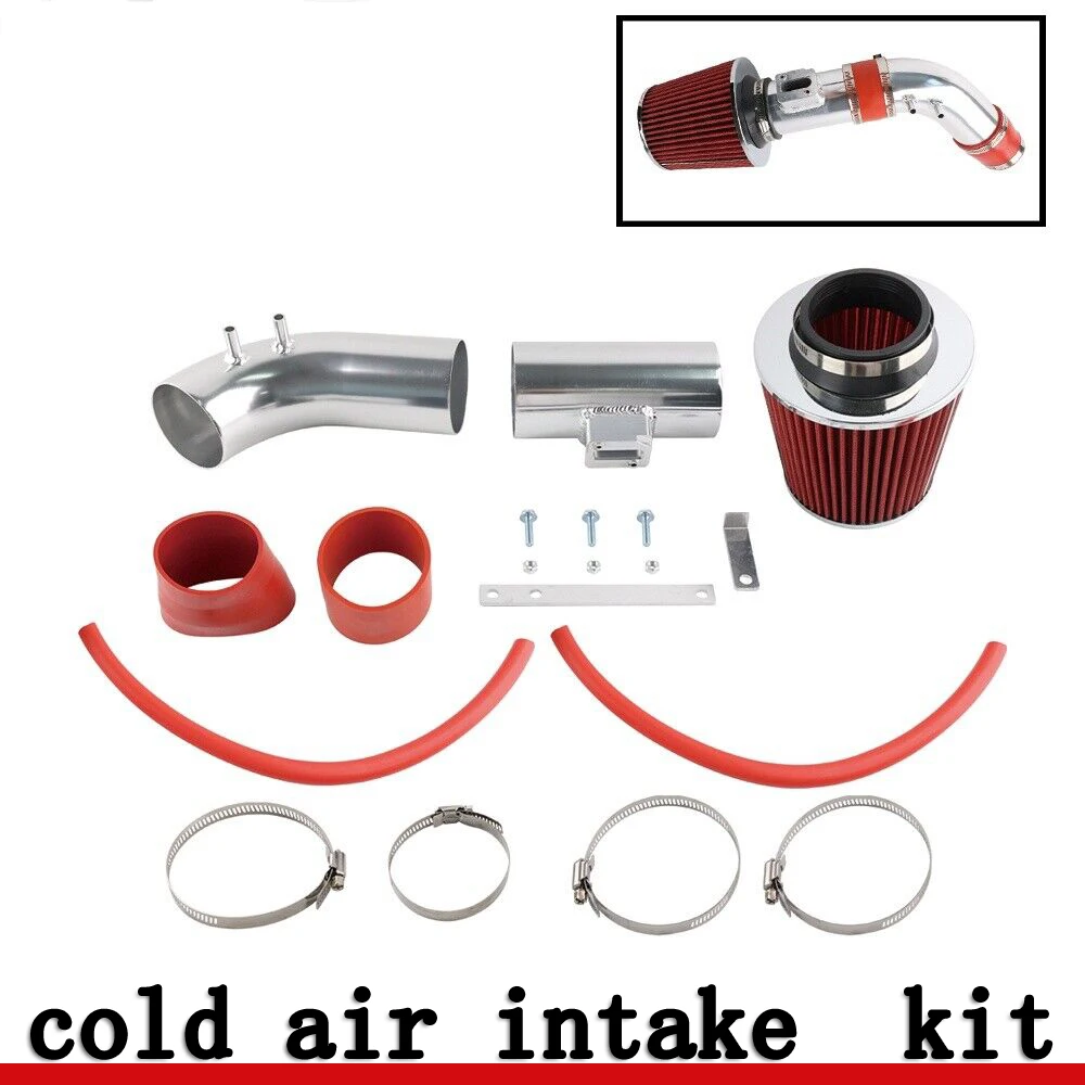 طقم مدخل هواء قصير رام واستبدال الفلتر لتركيب 04-07 Honda Accord SULEV DX/LX/EX/SE 2.4L L4 DIY MAF