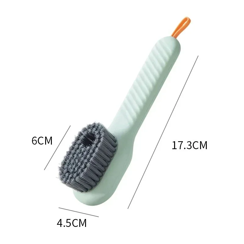 Cleaning Brush Soft Bristled Liquid Shoe Brush Long Handle Brush Clothes Brush Long Handle Clothes Soap Brush Clean Tool