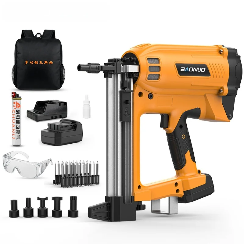 Special electric nail gun for water and electrical engineering, air discharge nail straight nail gun, cement wall steel nail gun