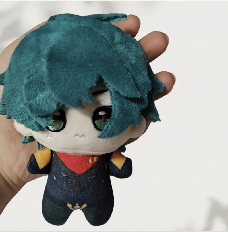 Gefülltes 10 cm großes Spiel Zenless Zone Zero Knight süße Baumwollpuppe Schlüsselanhänger Rucksack Ornament oder Geburtstagsgeschenk Festival Geschenk