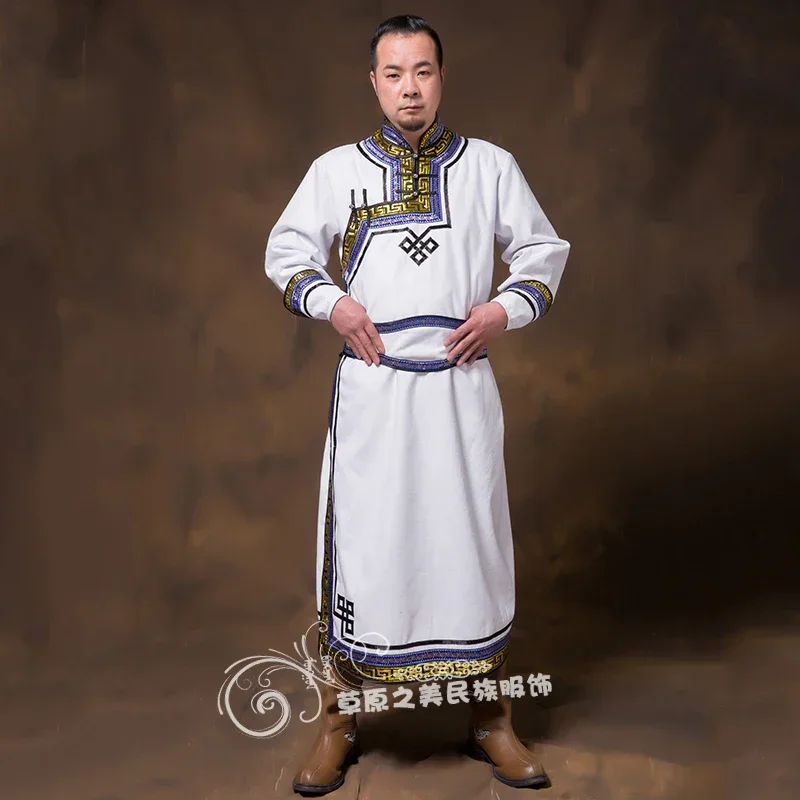 Mongolische Robe, ethnische Minderheit, Bühnenkostüm, tägliche Hochzeit, ohne Hut