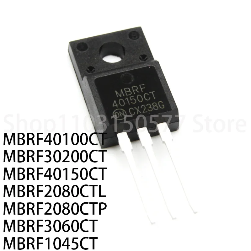 

1 шт. MBRF40100CT MBRF30200CT MBRF40150CT MBRF2080CTL MBRF2080CTP MBRF3060CT MBRF1045CT-TO220F