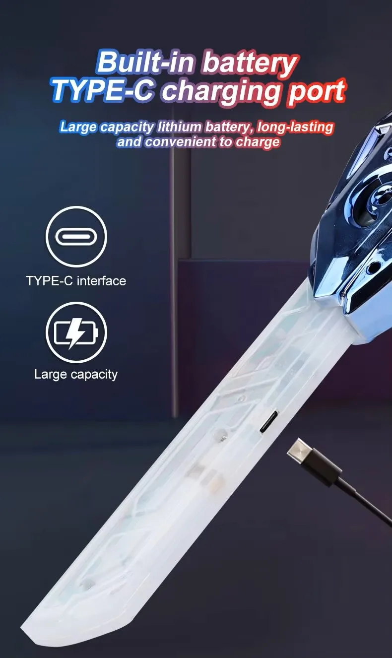 Épée Laser épée lumineuse Extensible deux-en-un jouet bâton Fluorescent Flash coloré