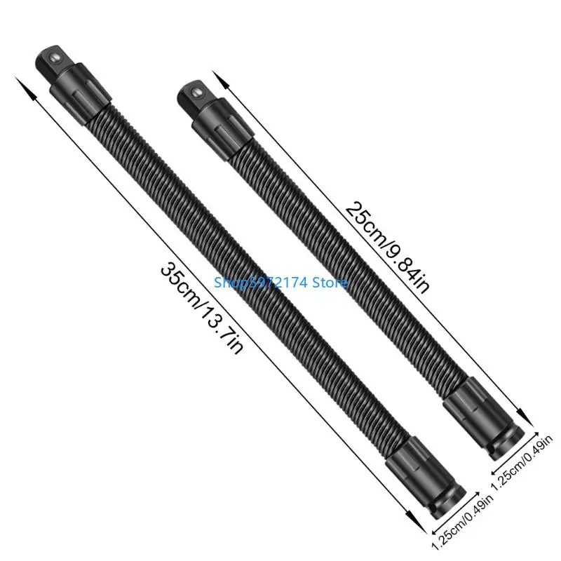 Y3NB Double Length Option Impact Wrench Extension Bar With 360Rotating Head AntiVibration 1/2