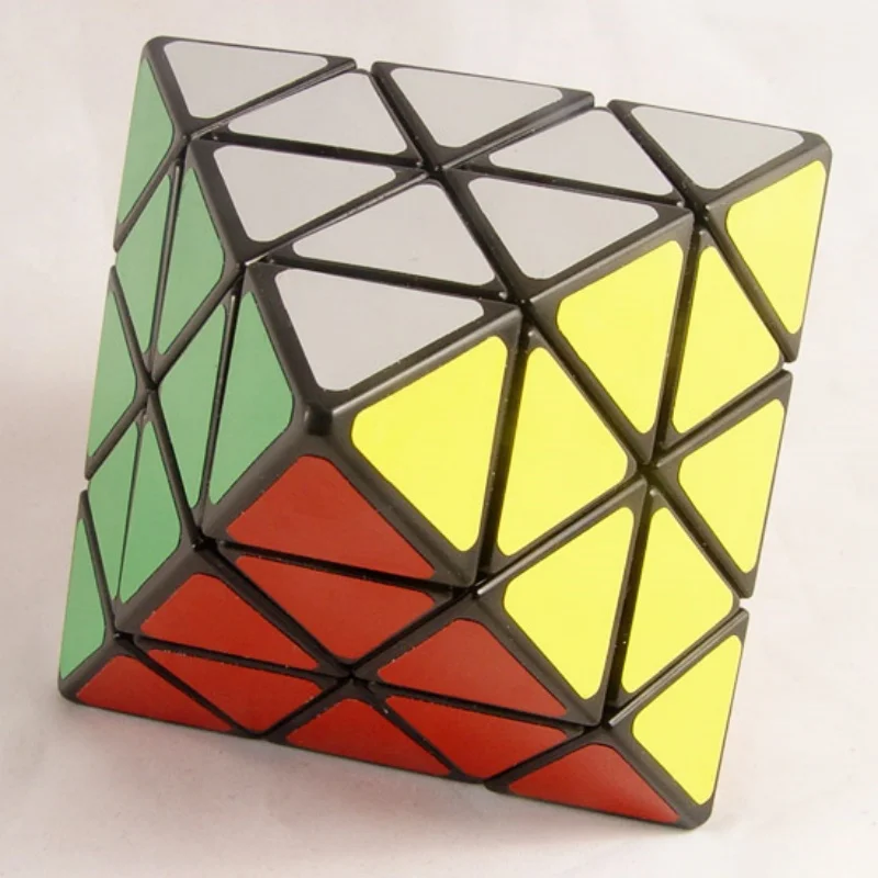Lanlan Octahedron المكعب السحري Lanlan شكل غريب سرعة مكعب لغز لعبة الأطفال هدية كوبو ماجيكو لغز