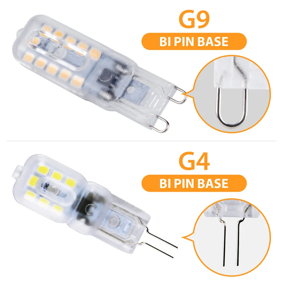 Corn Bulb G9 LED Bulb 3W 5W Bombilla G4 LED 220V Lamp 2835 Lampada g9 LED Dimmable Light Replace Halogen Lamp Candle Light