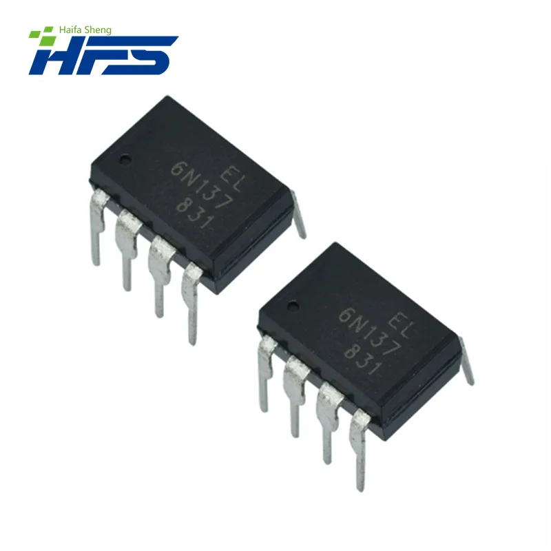 10 шт. 6N137 DIP8 SOP8 EL6N137 DIP-8 SOP-8 новый и оригинальный IC супер высокоскоростной фотосоединитель